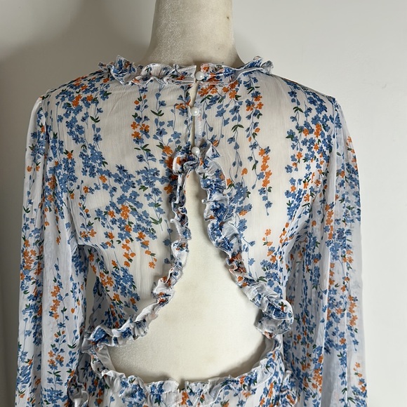 Beautiful Floral Print Women’s Dress Size M - Picture 7 of 10